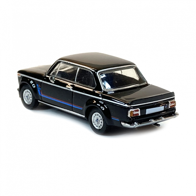 BMW 2002 Turbo, décorée, noir - PCX 870442 - HO 1/87