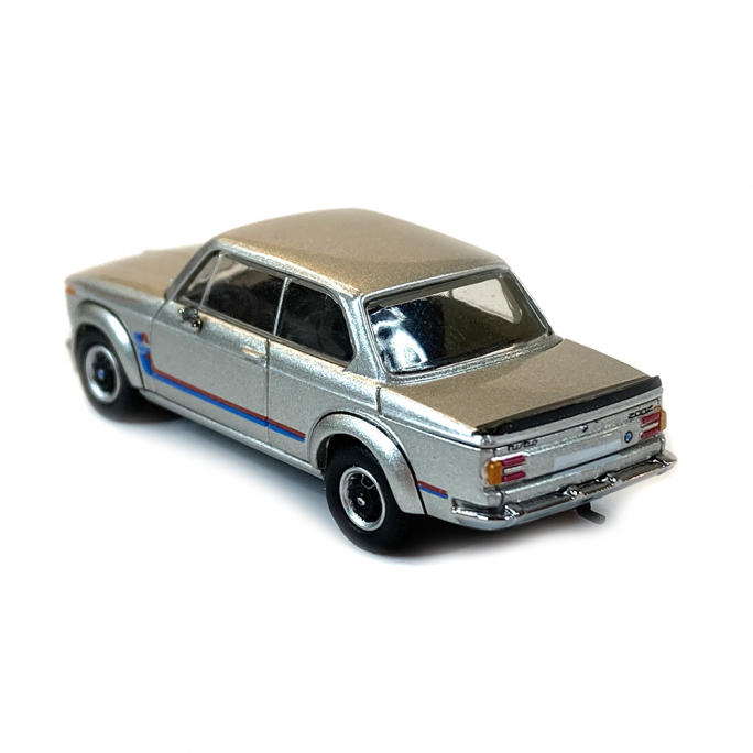 BMW 2002 Turbo, décorée, gris - PCX 870441 - HO 1/87