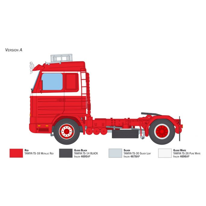 Camion 3950 Scania R143 M 500 Streamline 4x2 - ITALERI 3950 - 1/72