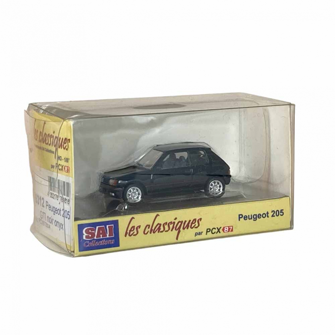 Peugeot 205 GTI, 1.9l, noir Onyx - SAI / PCX87 6312 - 1/87