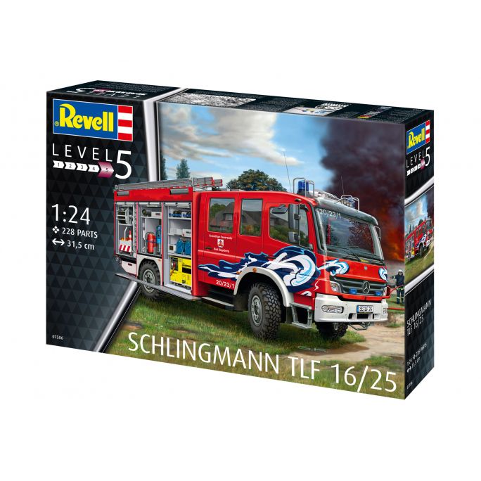 Camion de pompier "Schlingmann TLF 16/25" - REVELL 07586 - 1/24