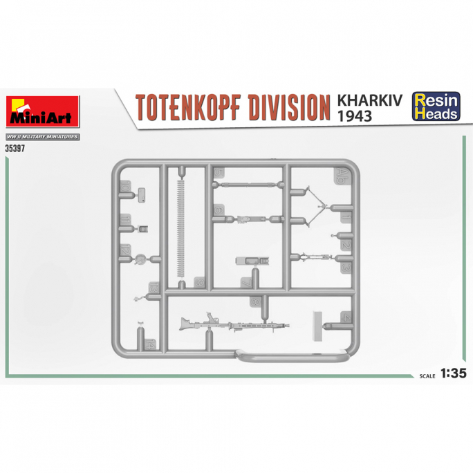 Division Totenkopf. Kharkiv 1943 - Série WWII Military Miniatures - MINIART 35397 - 1/35