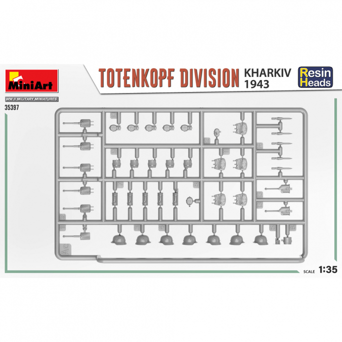 Division Totenkopf. Kharkiv 1943 - Série WWII Military Miniatures - MINIART 35397 - 1/35