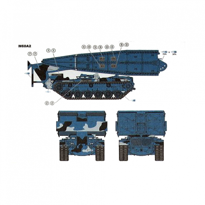 Véhicule de Franchissement M60 AVLB - DRAGON 3591 - 1/35