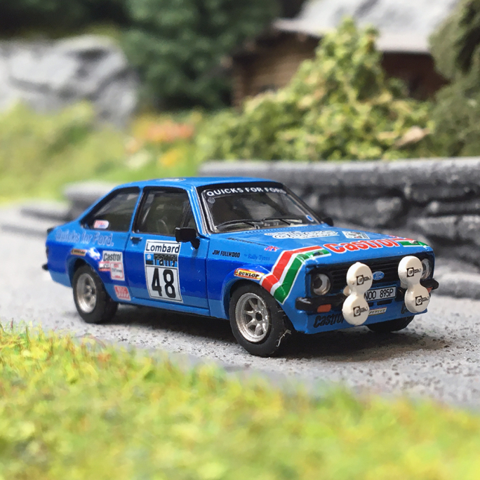 Ford Escort RS 1800, Bleu - BREKINA 19589 - 1/87