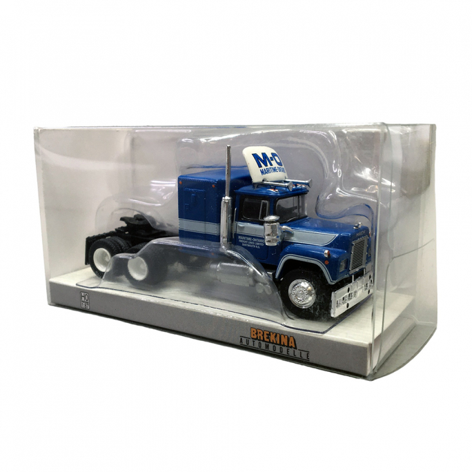 Camion, tracteur Mack RS 700 Maritime Ontario 1, Bleu - Brekina 85807 - 1/87