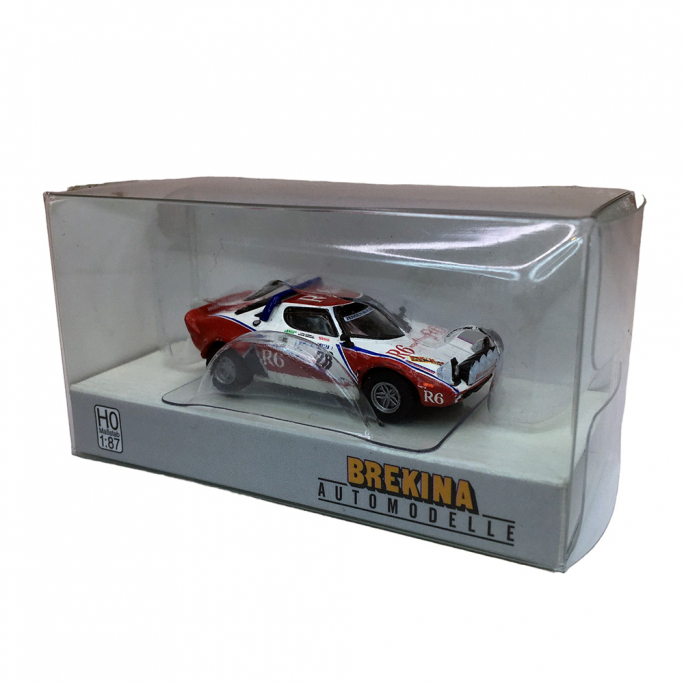 Lancia Stratos HF n°28 R6, Rouge et Blanc - Brekina 29661 - 1/87