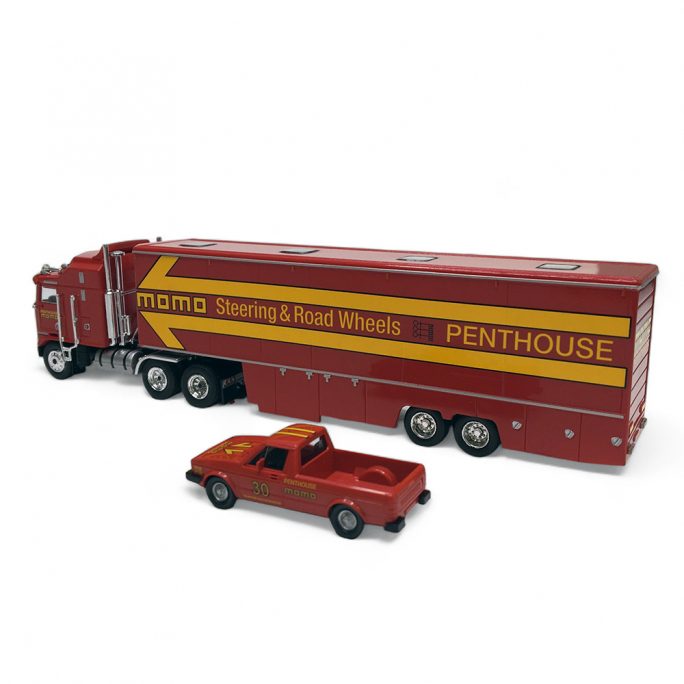 Camion Kenworth K Aerodyne, Rouge - Brekina 85735 - 1/87