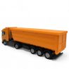 Camion Daf XG semi remorque, Orange- Herpa 316941 - 1/87