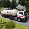 Camion Man TGS L semi-remorque citerne, Blanc - Herpa 316750  - 1/87