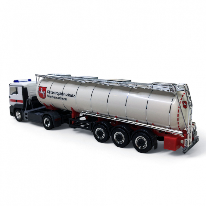 Camion Man TGS L semi-remorque citerne, Blanc - Herpa 316750  - 1/87