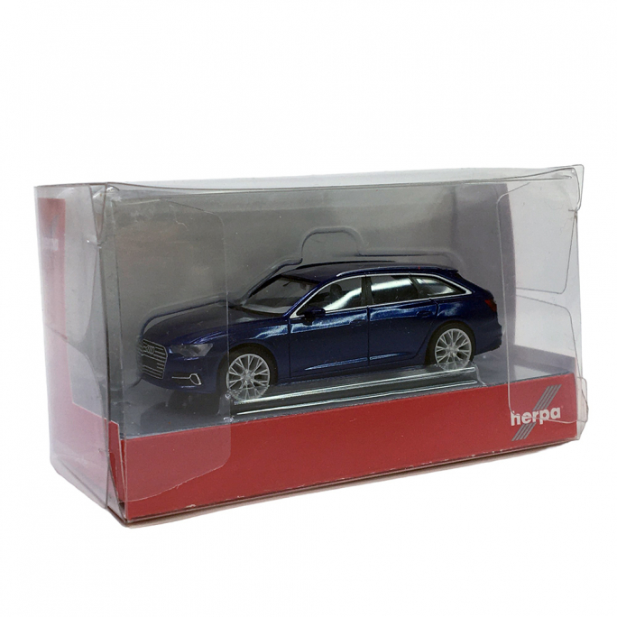 Audi A6 Avant, Bleu - Herpa 430647-004 - 1/87