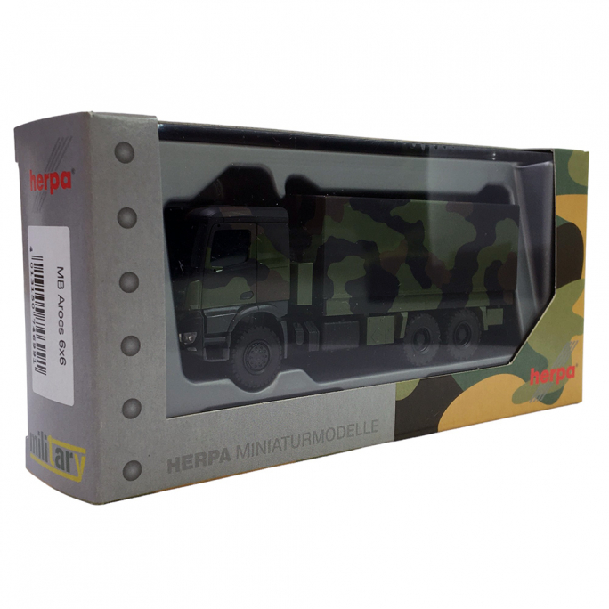 Mercedes Benz Arocs Camion 6x6, Camouflage - Herpa 746991 - 1/87