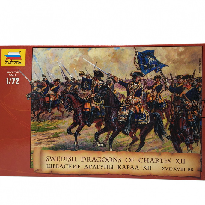 Les Dragons de Charles XII - Cavalerie Suédoise 17e 18e siècle - ZVEZDA 8057 - 1/72