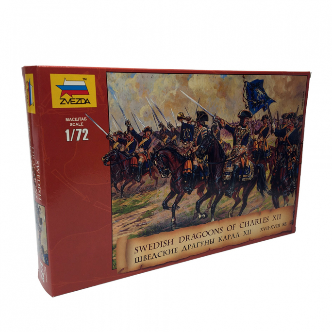 Les Dragons de Charles XII - Cavalerie Suédoise 17e 18e siècle - ZVEZDA 8057 - 1/72