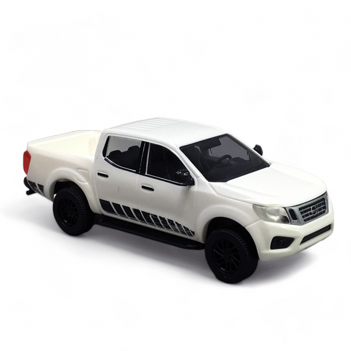 Nissan Navara N-Guard, Blanc - BUSCH 53712 - HO 1/87