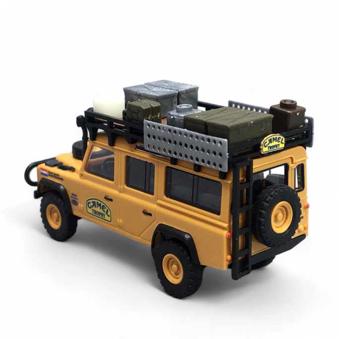 Land Rover Defender, Camel Trophy 1989 - BUSCH 50329 - HO 1/87