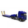 Semi-remorque surbaissé Scania CR ND, Bleu - Herpa 747035 - 1/87