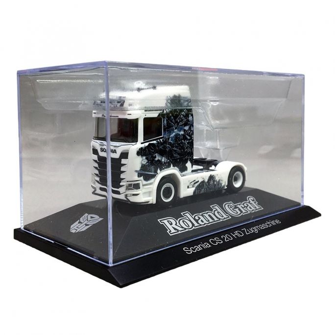 Camion Scania CS20 HD "Roland Graf", Blanc - Herpa 111089 - 1/87