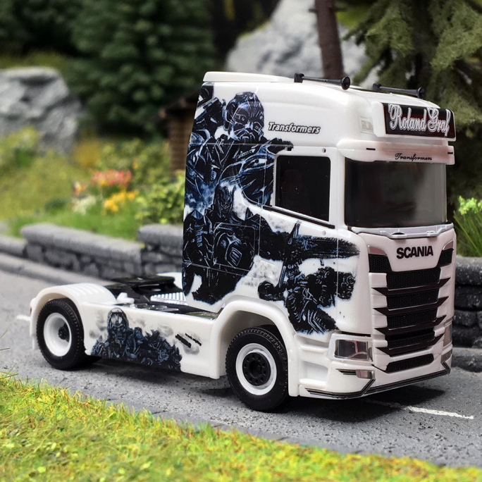 Camion Scania CS20 HD "Roland Graf", Blanc - Herpa 111089 - 1/87