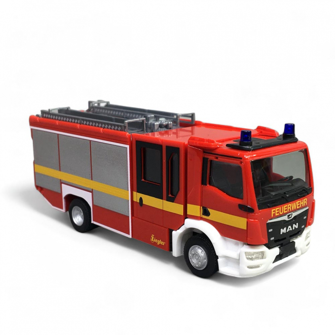 MAN TGM CC Camion de Pompiers, Rouge - Herpa 097376 - 1/87