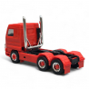 Scania 143 Streamline tracteur seul 3 essieux (6x4), Rouge - Herpa 316743 - 1/87