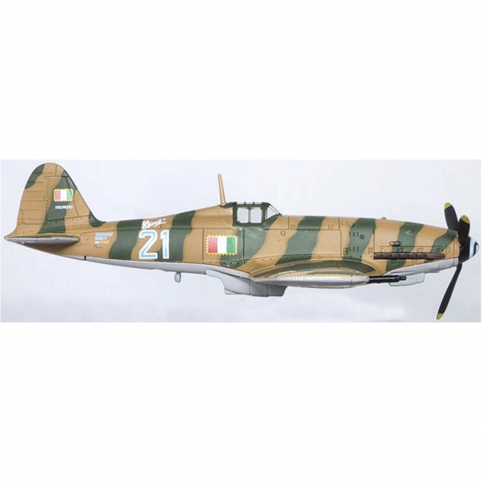 Avion combat Fiat G55 Escadron Montefusco Bonet 1944, Camouflage - Oxford AC112 - 1/72