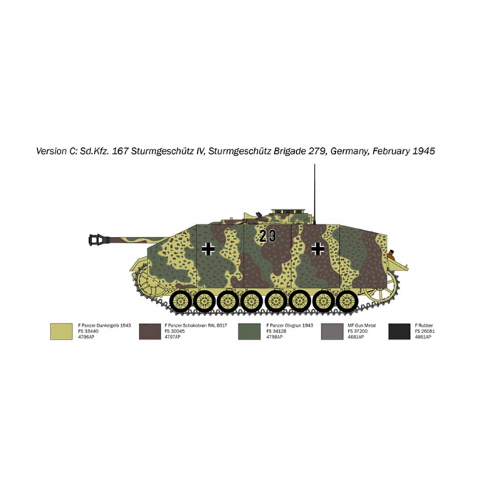 Char Sd. Kfz. 167 SturmGeschutz IV - ITALERI 0223 - 1/35