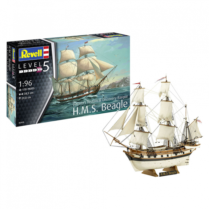 Voilier H.M.S. Beagle - REVELL 05458 - 1/96