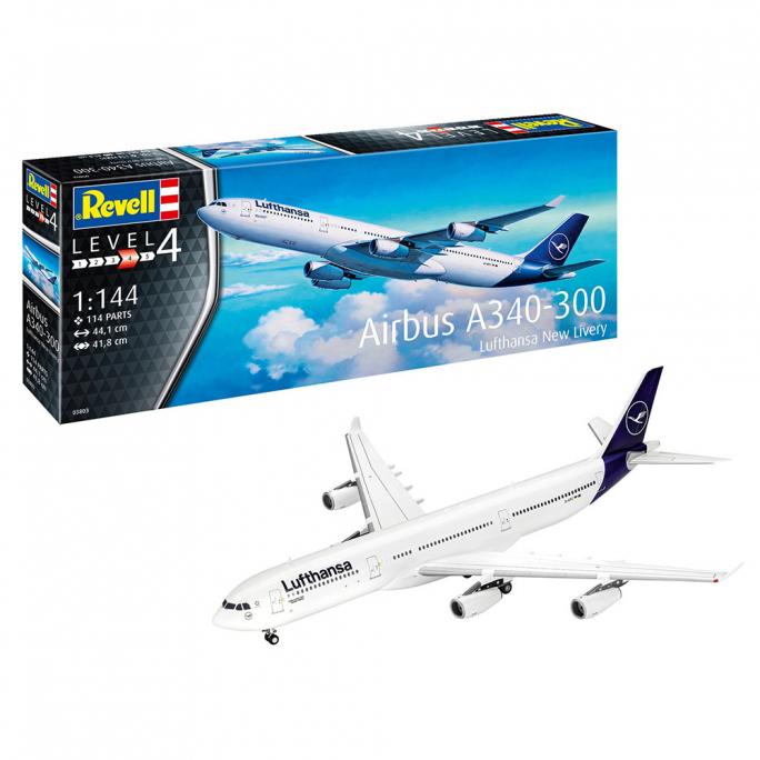 Airbus A340-300 - REVELL 03803 - 1/144