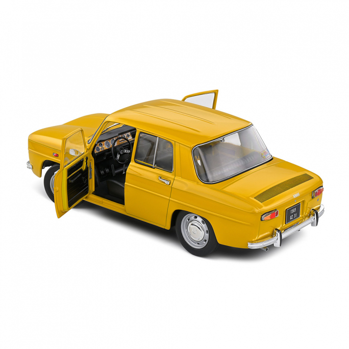 RENAULT 8S 1968, Jaune - Solido S1803609 - 1/18