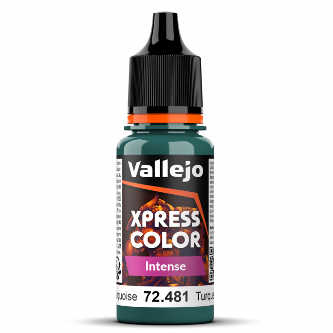 Turquoise hérétique, 18ml Xpress Color Intense - VALLEJO 72.481-193