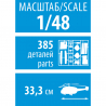 Hélicoptère russe de combat KA-52 "Alligator" - ZVEZDA 4830 - 1/48