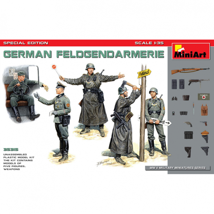 Police Militaire Allemande - Série WWII Military Miniatures - MINIART 35315 - 1/35
