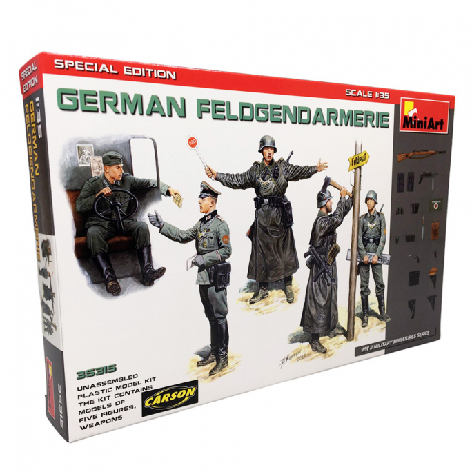 Police Militaire Allemande - Série WWII Military Miniatures - MINIART 35315 - 1/35