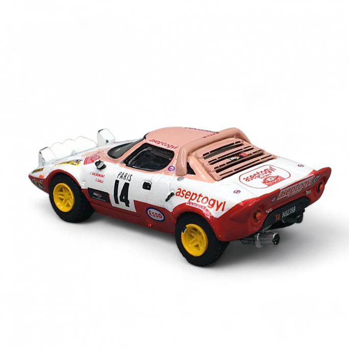 Lancia stratos HF n°14, Christine Dacremont, Monté Carlo 1977 - Brekina 29662 - 1/87