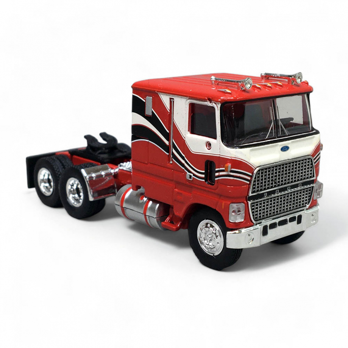 Camion, tracteur Ford CLT 9000 1978, Rouge - Brekina 85851 - HO 1/87
