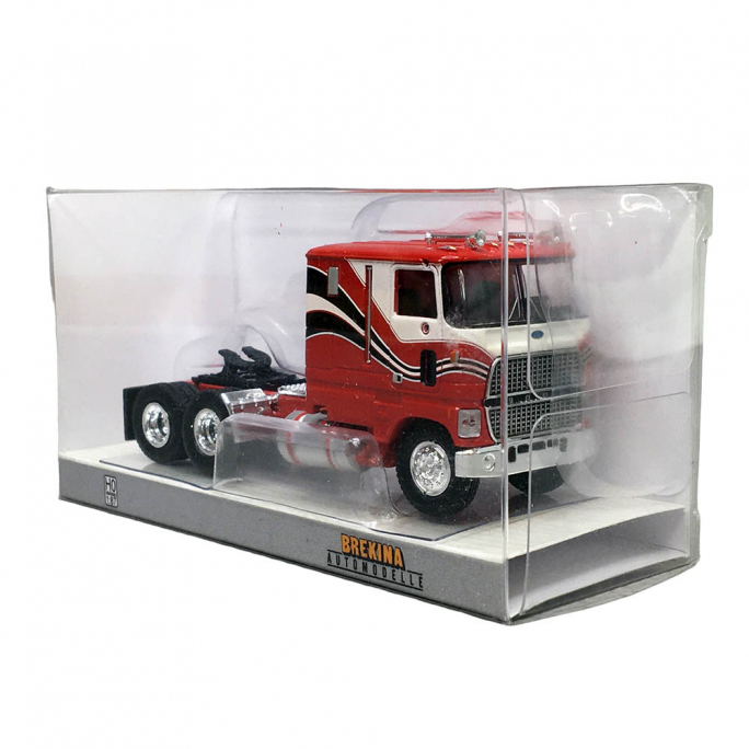 Camion, tracteur Ford CLT 9000 1978, Rouge - Brekina 85851 - HO 1/87