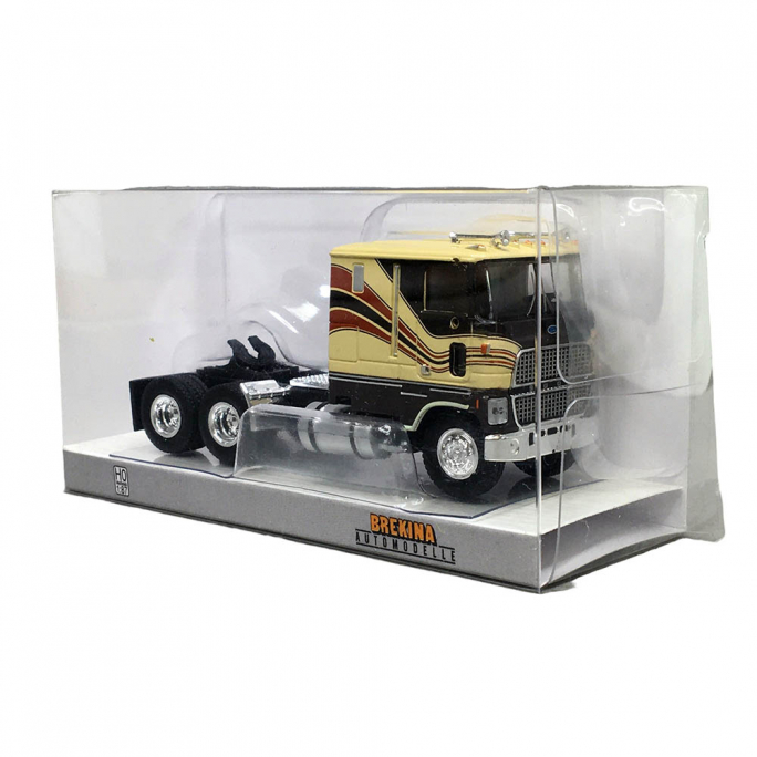 Camion, tracteur Ford CLT 9000 1978, Beige - Brekina 85852 - HO 1/87