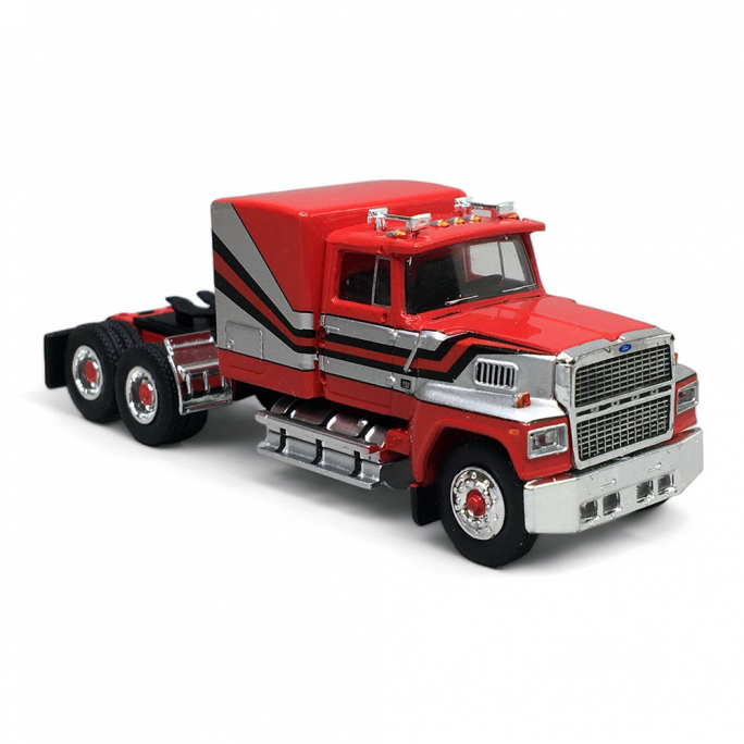 Camion, tracteur Ford LTL 9000, Rouge - Brekina 85875 - HO 1/87