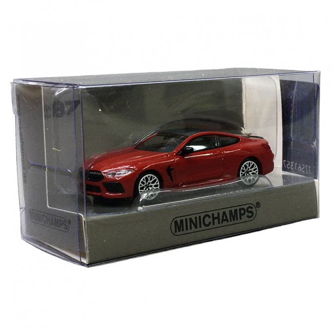 BMW série 8, Rouge - Minichamps 870029022 - HO 1/87