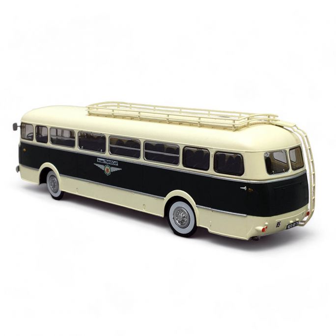 Renault Autocar R4190 "voyages transcar", Vert et crème - Ree Modeles RECB136 - HO 1/87