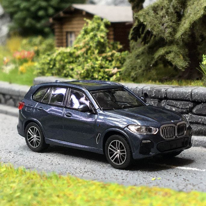 BMW X5 2019, bleu/gris - Minichamps 870029201 - HO 1/87