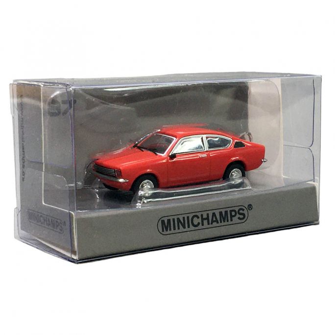 Opel Kadett 1973, coupé, Rouge - Minichamps 870040120 - HO 1/87