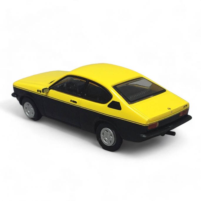 Opel Kadett 1973, coupé, Jaune et noir - Minichamps 870040121 - HO 1/87