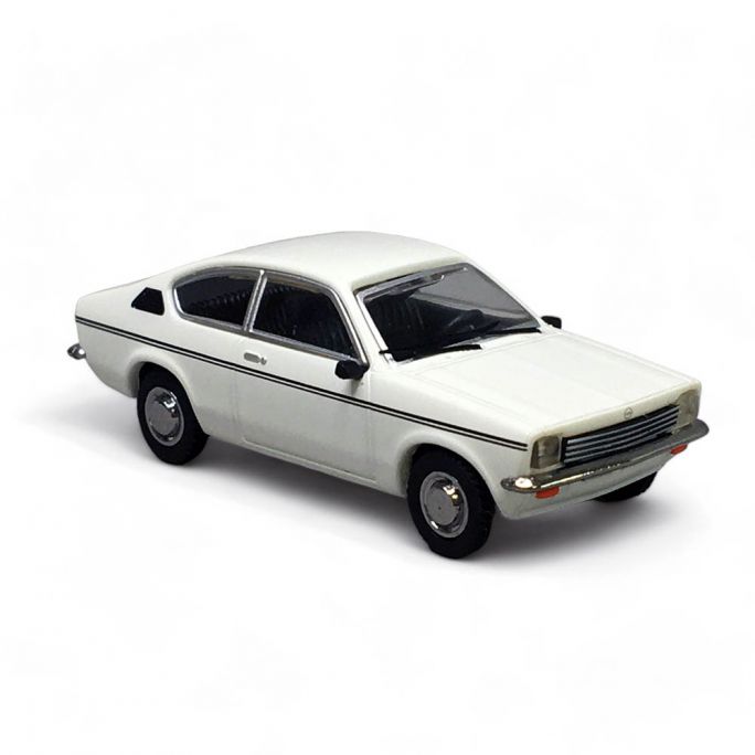 Opel Kadett 1973, coupé, Blanc - Minichamps 870040122 - HO 1/87