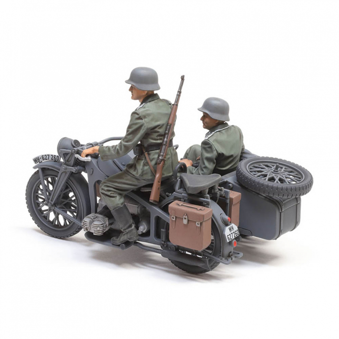 Moto KS600 et Sidecar - Tamiya 35384 - 1/35