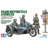 Moto KS600 et Sidecar - Tamiya 35384 - 1/35