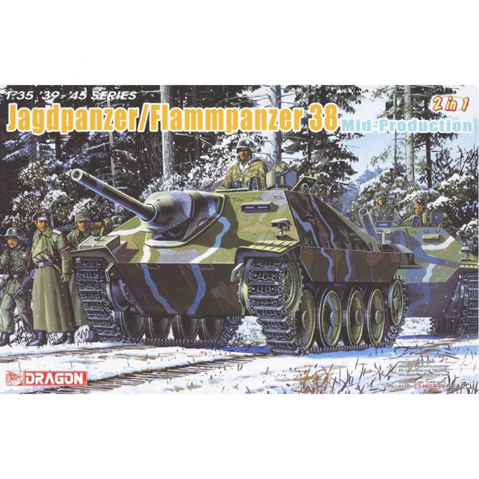 Jagdpanzer/Flammpanzer 38 - DRAGON 6845 - 1/35