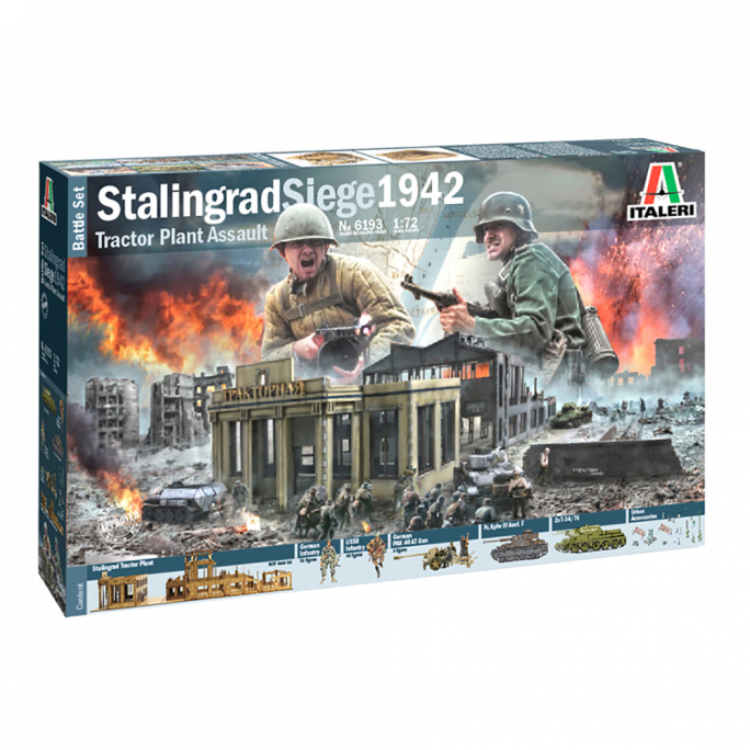 Diorama Siège de Stalingrad, 1942 - ITALERI 6193 - 1/72